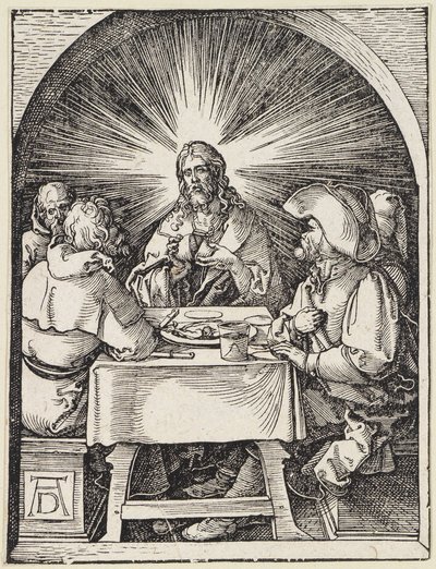 Krisztus Emauszban alkotó: Albrecht Dürer