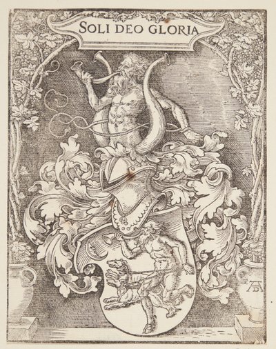 Johann Tscherte címere alkotó: Albrecht Dürer
