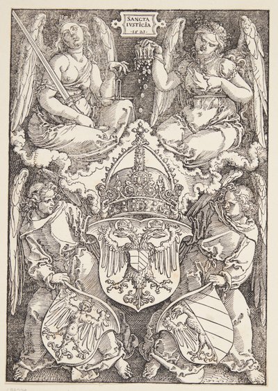 A Birodalom és Nürnberg városának címere alkotó: Albrecht Dürer