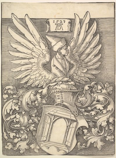 Albrecht Dürer címere, 1523. alkotó: Albrecht Dürer