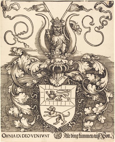 Lorenz Staiber címere alkotó: Albrecht Dürer