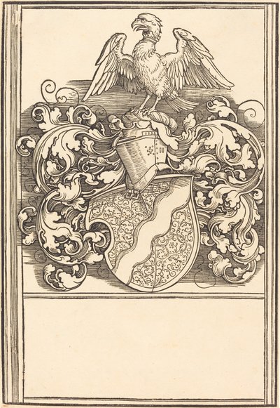 Michael Behaim címere, valószínűleg c. 1520. alkotó: Albrecht Dürer