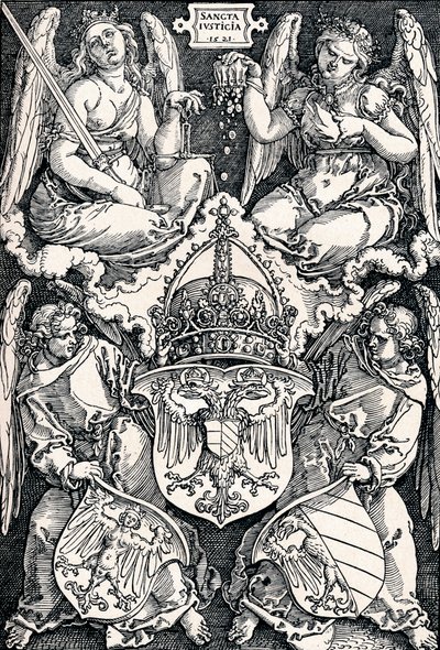Nürnberg város címere, 1521 1906. alkotó: Albrecht Dürer