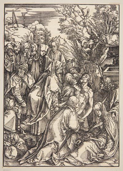Krisztus letétele alkotó: Albrecht Dürer