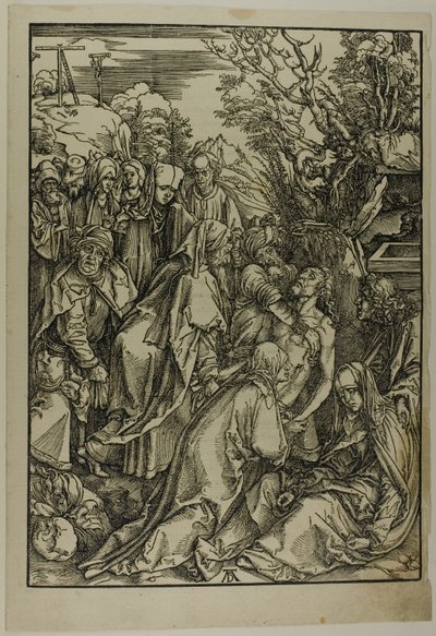 Krisztus lerakódása, A nagy szenvedésből alkotó: Albrecht Dürer