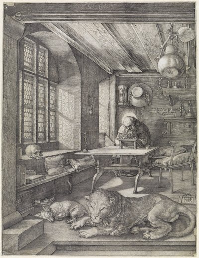 Szent Jeromos a szekrényben alkotó: Albrecht Dürer