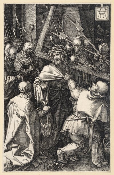 A szenvedő Krisztus az ostorozási oszlopnál (Rézmet-passió) alkotó: Albrecht Dürer