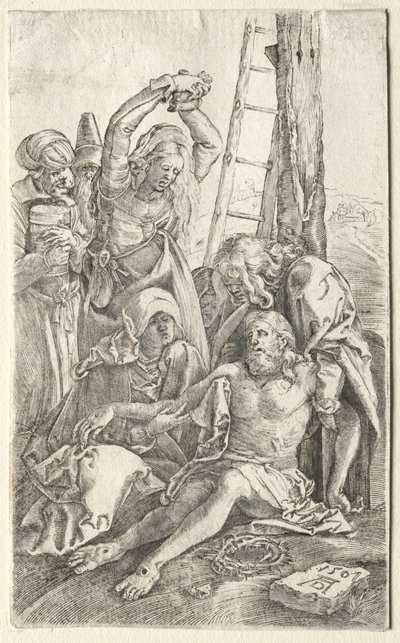 Leszállás a keresztről, 1501. alkotó: Albrecht Dürer