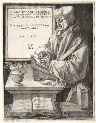 Desiderius Rotterdami Erasmus alkotó: Albrecht Dürer