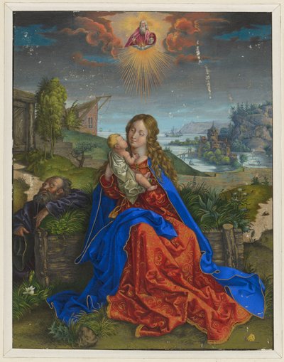 A Szent Család a pillangóval alkotó: Albrecht Dürer