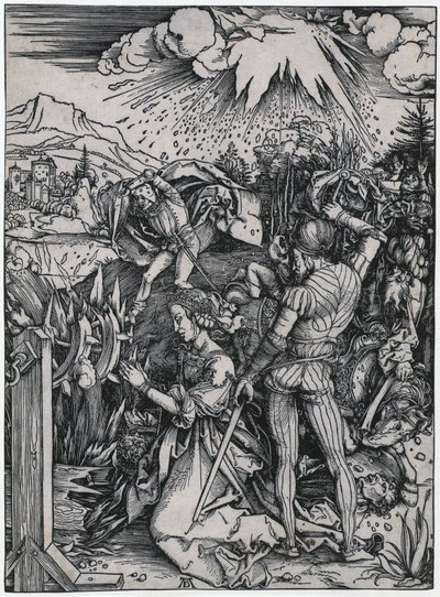 Szent Katalin szenvedései alkotó: Albrecht Dürer