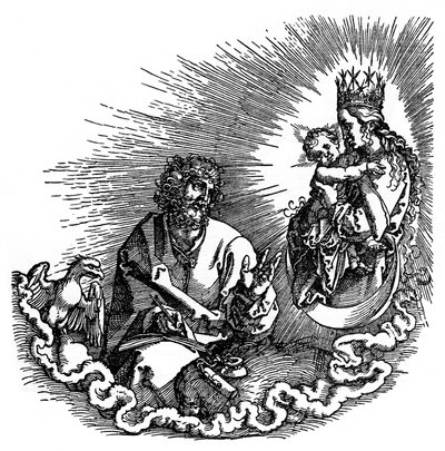 János kinyilatkoztatása, 1511, 1936 alkotó: Albrecht Dürer