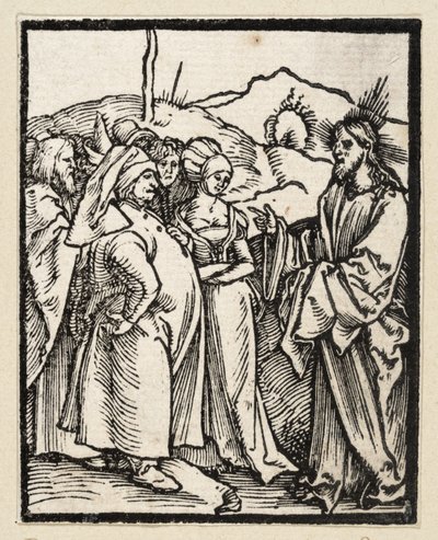 A bűnösök Krisztushoz jönnek (43 vallási téma) alkotó: Albrecht Dürer