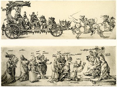 Tervezet I. Maximilian császár szekerére alkotó: Albrecht Dürer