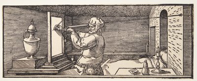 Vázát rajzoló rajzoló alkotó: Albrecht Dürer