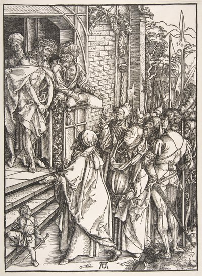 Ecce Homo, a The Large Passion sorozatból, kb. 1498-99. alkotó: Albrecht Dürer