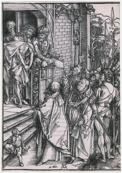 Ecce homo, a „Die Grosse Passion” sorozat 6. lapja alkotó: Albrecht Dürer