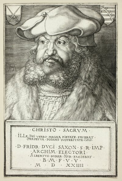 Bölcs Frigyes szász választófejedelem alkotó: Albrecht Dürer