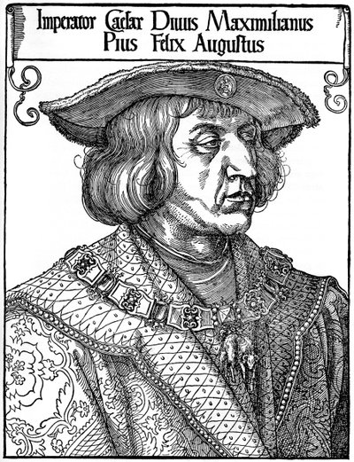 I. Maximilian császár, 1519, 1936 alkotó: Albrecht Dürer