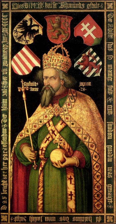 Zsigmond császár, római római császár, magyar és cseh király (1368-1437), 1600 körül alkotó: Albrecht Dürer