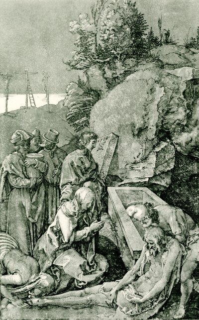 Krisztus temetése alkotó: Albrecht Dürer