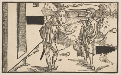 Eunuchus, Terence vígjátékából, 19. századi reprint.n.d. alkotó: Albrecht Dürer