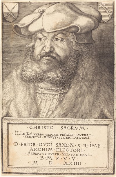 Bölcs Frigyes, Szászország választófejedelme alkotó: Albrecht Dürer
