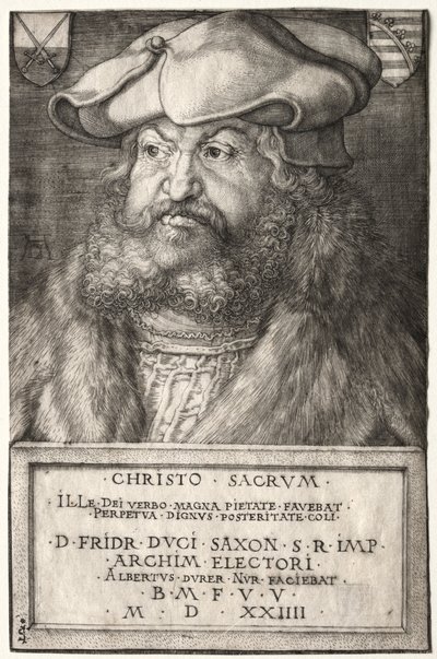 Bölcs Frigyes, Szászország választófejedelme alkotó: Albrecht Dürer