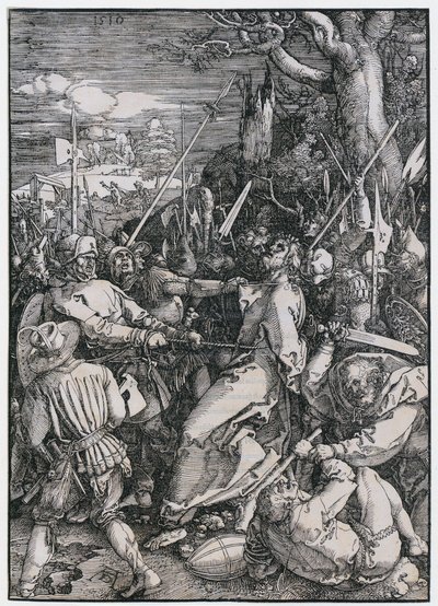 Krisztus elfogása, a „Nagy Passió” sorozat 4. lapja alkotó: Albrecht Dürer