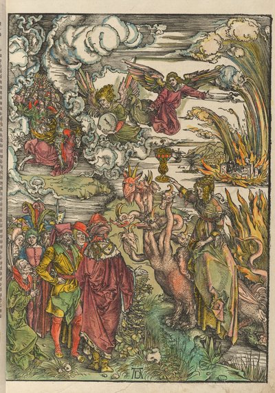 Német: Die babylonische Hure A babiloni szajha alkotó: Albrecht Dürer