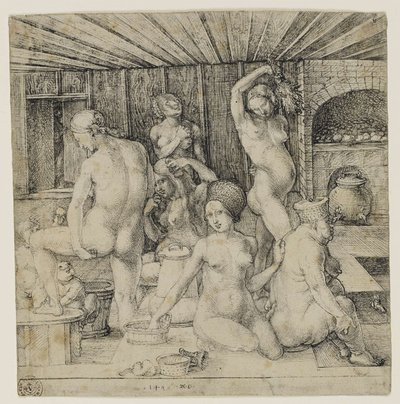 Német: Frauenbad A női fürdő alkotó: Albrecht Dürer