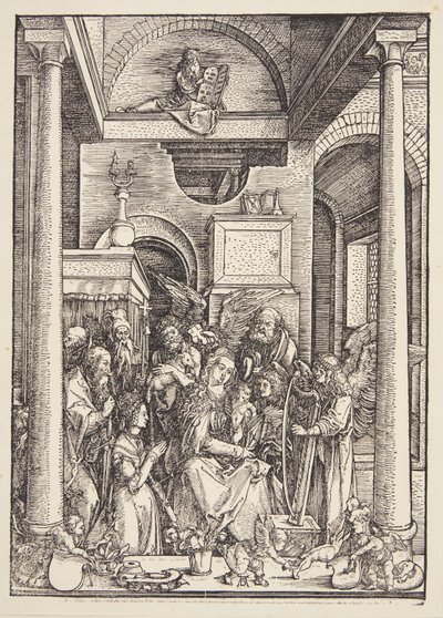 A Szűzanya dicsőítése alkotó: Albrecht Dürer