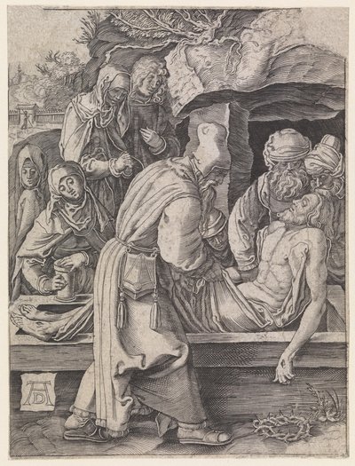 Krisztus temetése alkotó: Albrecht Dürer