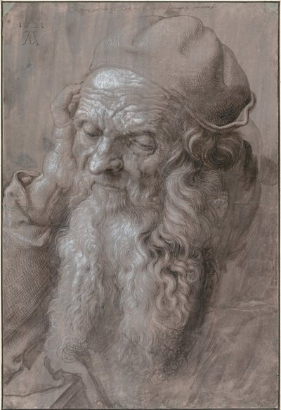 Egy öregember feje, 1521 alkotó: Albrecht Dürer
