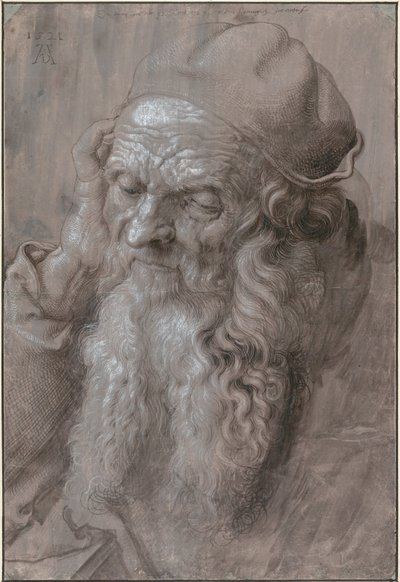 Egy öregember feje, 1521 alkotó: Albrecht Dürer