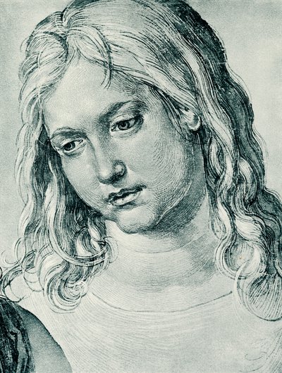 A tizenkét éves Jézus feje alkotó: Albrecht Dürer