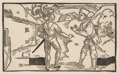 Heauton Timouroumenos, Terence vígjátékaiból, 19. századi reprint.n.d. alkotó: Albrecht Dürer