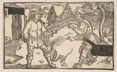 Heauton Timouroumenos, Terence vígjátékaiból, 19. századi reprint.n.d. alkotó: Albrecht Dürer