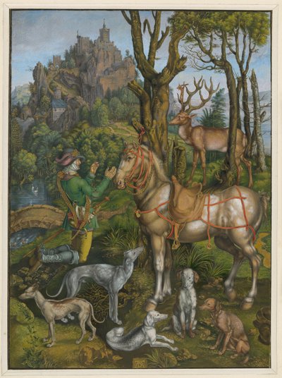 Szent Eustachius alkotó: Albrecht Dürer