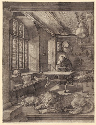 Szent Jeromos a szekrényben alkotó: Albrecht Dürer