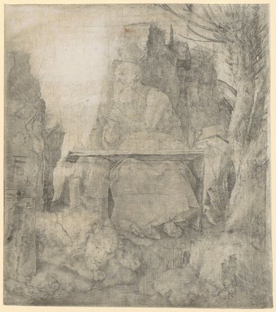 Szent Jeromos a fűzfa mellett alkotó: Albrecht Dürer