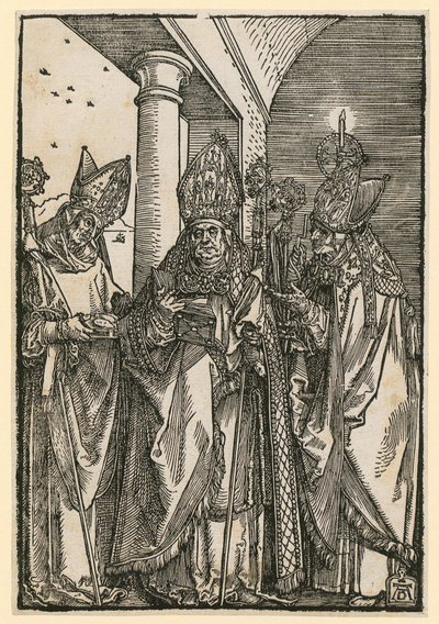 Szent Koloman (Johannes Stabius Szent Koloman szerepében) alkotó: Albrecht Dürer