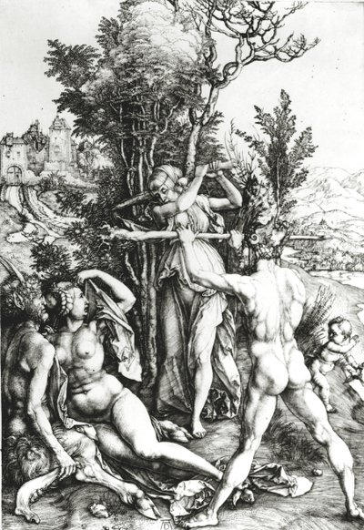 Herkules a keresztútnál, 1498 alkotó: Albrecht Dürer
