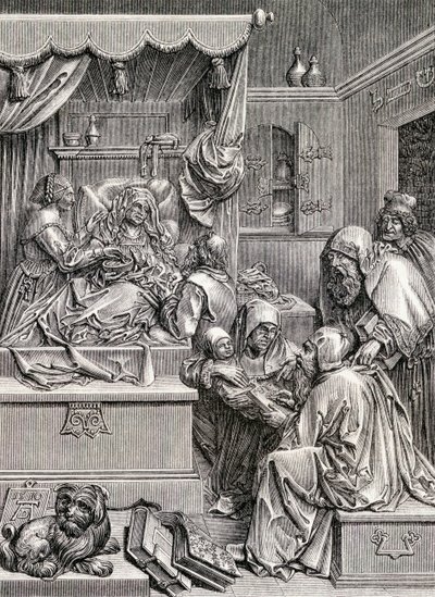 Szent János születésének domborműves szobra, 1855 alkotó: Albrecht Dürer