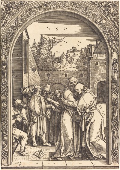 Joachim és Anna a Golden Gate-ben alkotó: Albrecht Dürer