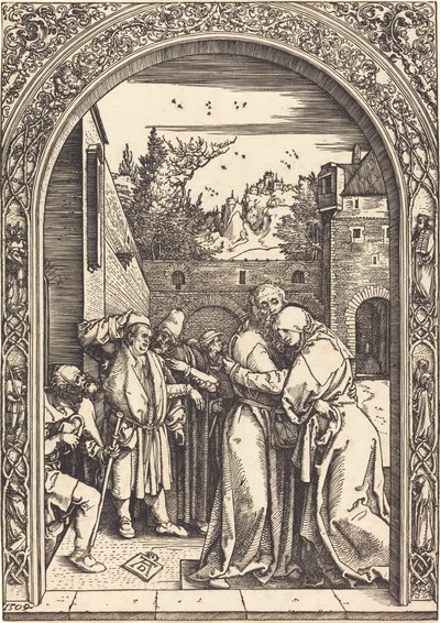 Joachim és Anna a Golden Gate-ben alkotó: Albrecht Dürer