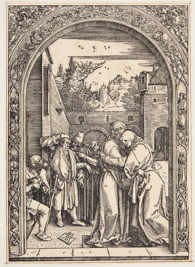 Joachim és Szent Anna találkoznak a Golden Gate-ben alkotó: Albrecht Dürer