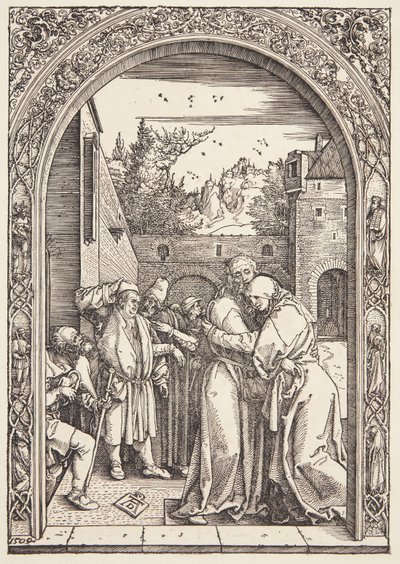 Joachim és Szent Anna találkoznak a Golden Gate-ben alkotó: Albrecht Dürer