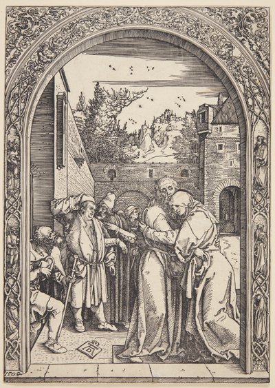 Joachim és Szent Anna találkoznak a Golden Gate-ben alkotó: Albrecht Dürer