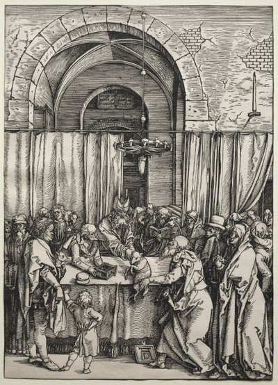Joachim felajánlását a főpap elutasította alkotó: Albrecht Dürer